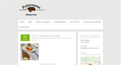 Desktop Screenshot of petterssonsmatservice.com